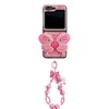 For Z FLIP series, with stand, shockproof heavy duty butterfly case