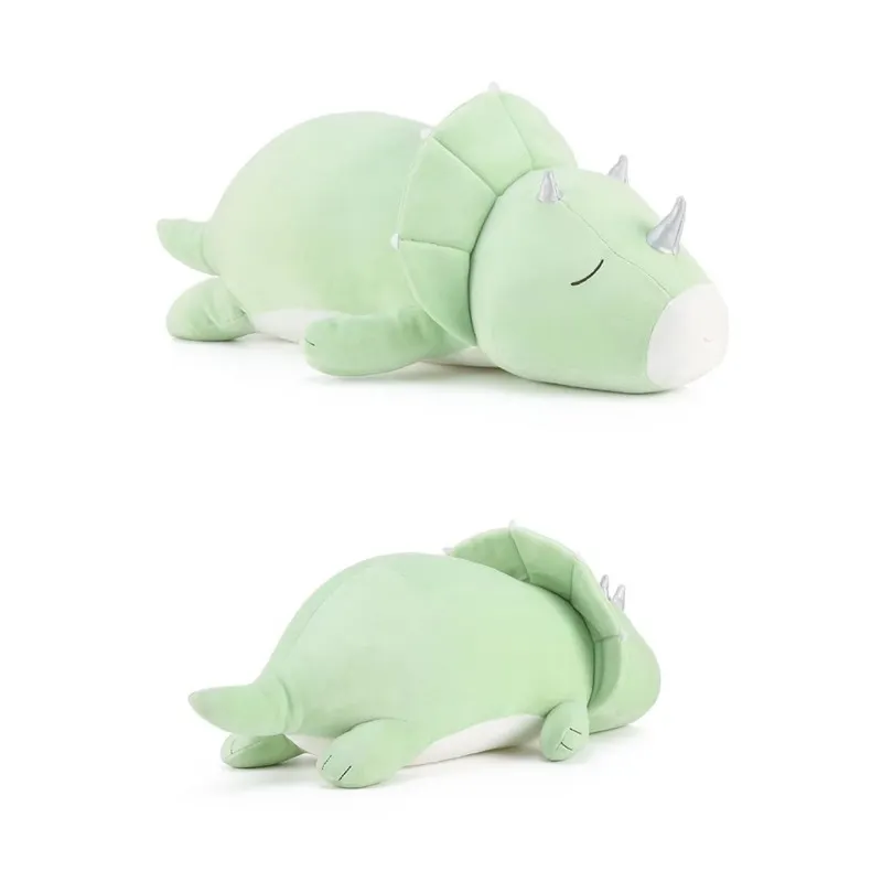 Soft Plush Down Cotton Pink Lying Dinosaur Toy