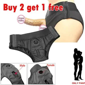 pornhint Pornhint Strap-On-Dildo-Dong-Harness-Pantis-Gay-Women-Men-Lesbian-Sex-