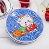 DIY Double Sided Special Shape Diamond Painting Compact Mirror Kit((Christmas Animal)