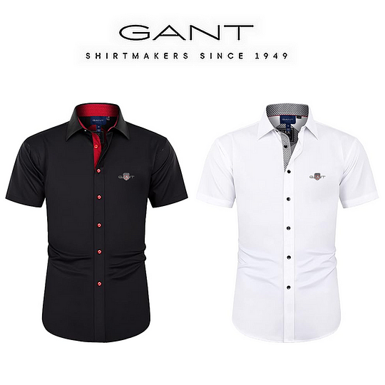 GANT®Pánské volnočasové tričko s krátkým rukávem, 2 kusy