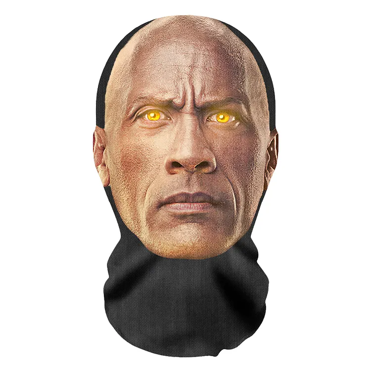 3D Spoof Face Simulation Headgear-Black Adam