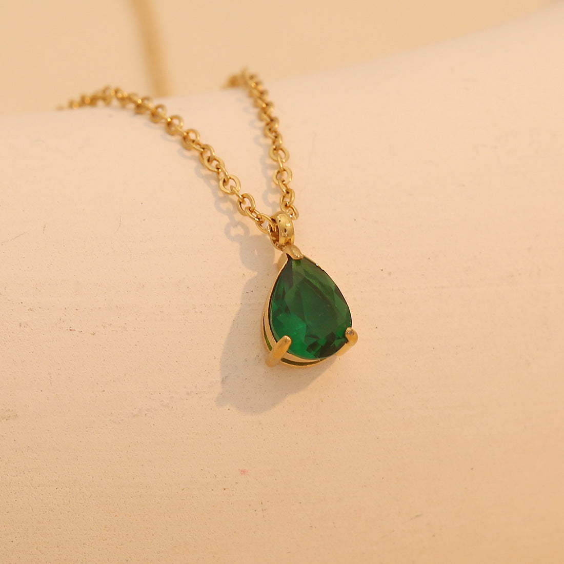 12 Birthday Pendant Necklace Fashion Color Drop Necklace Clavicle Chain N1476