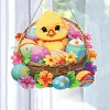 Diamond Painting Acrylic Chicken Hanging Pendant