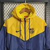 2023/2024 Barcelona Windbreaker(Yellow-Navy Blue)Football Shirt 1:1 Thai Quality