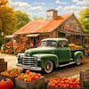 Autumn Harvest-Paint by Numbers Acrylic Painting 40*40CM