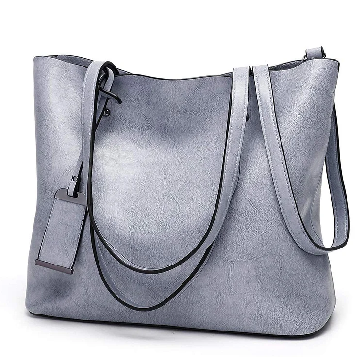 Fashion Tote Bag Retro Leather Large Capacity Shoulder Top Handle Satchel Handbags VOCOSI VOCOSI