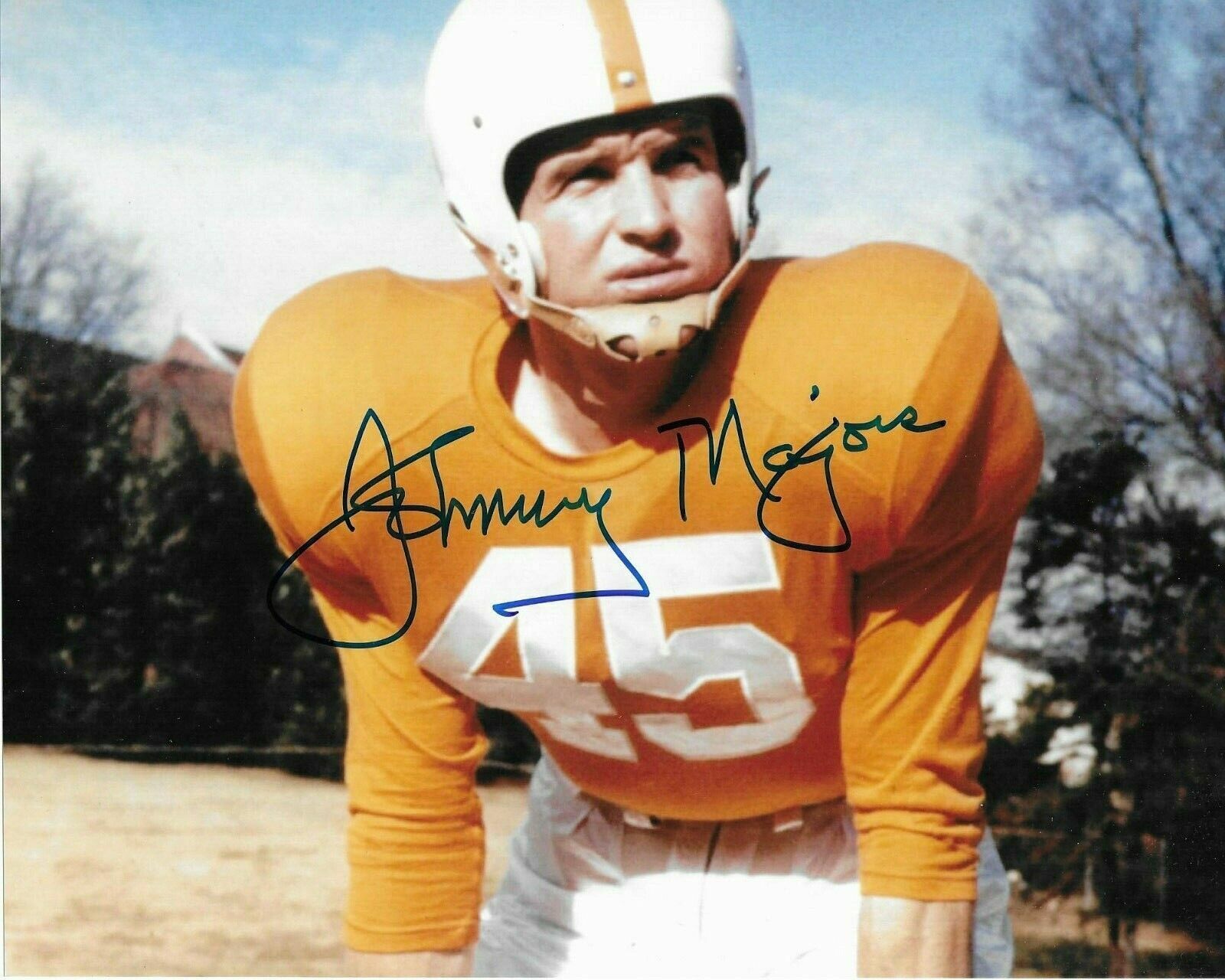 Johnny Majors Autographed Signed 8x10 Photo Poster painting ( Tennessee Volunteers ) REPRINT