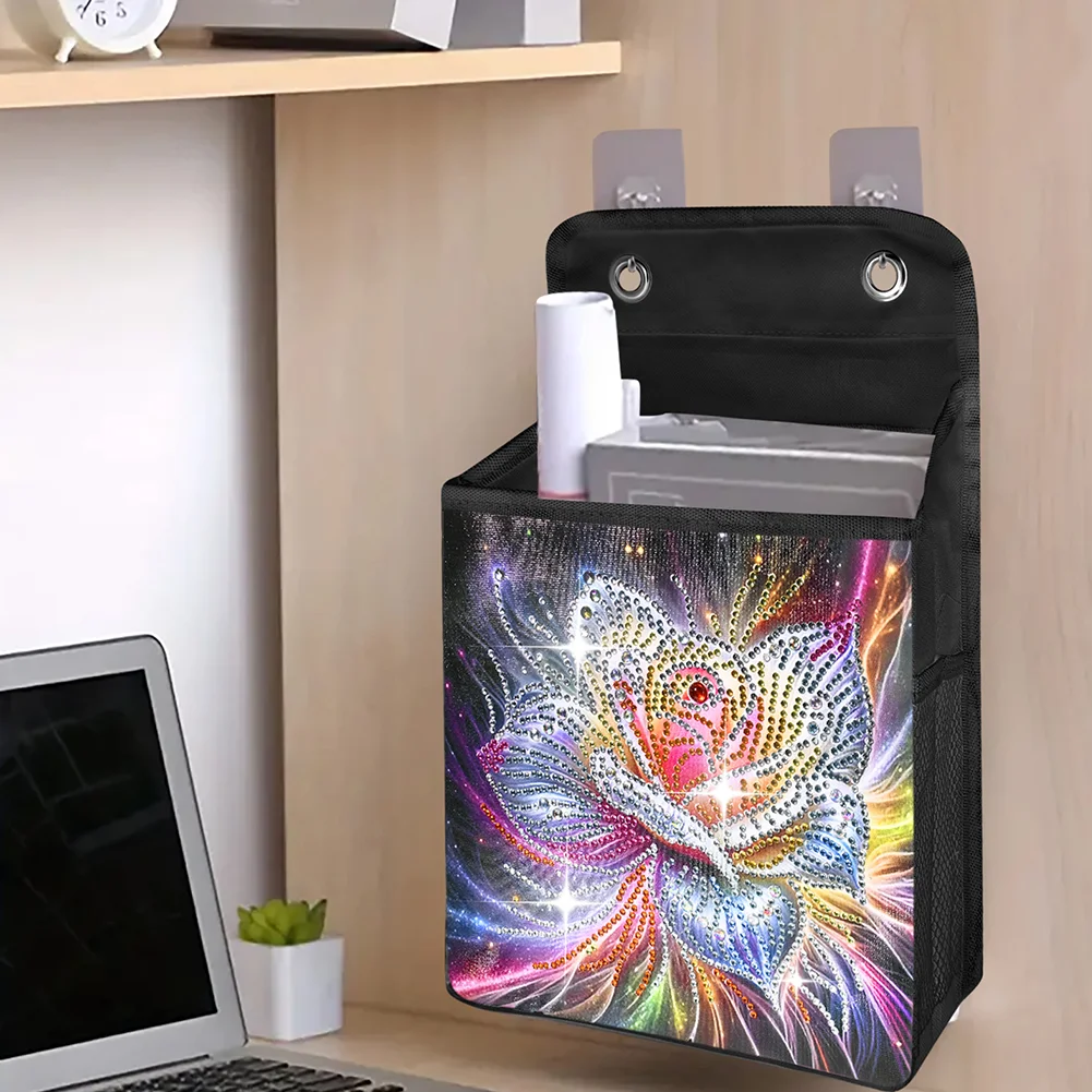 DIY Flower Diamond Painting Storage Bag Diamond Art Sundries Holder Bag