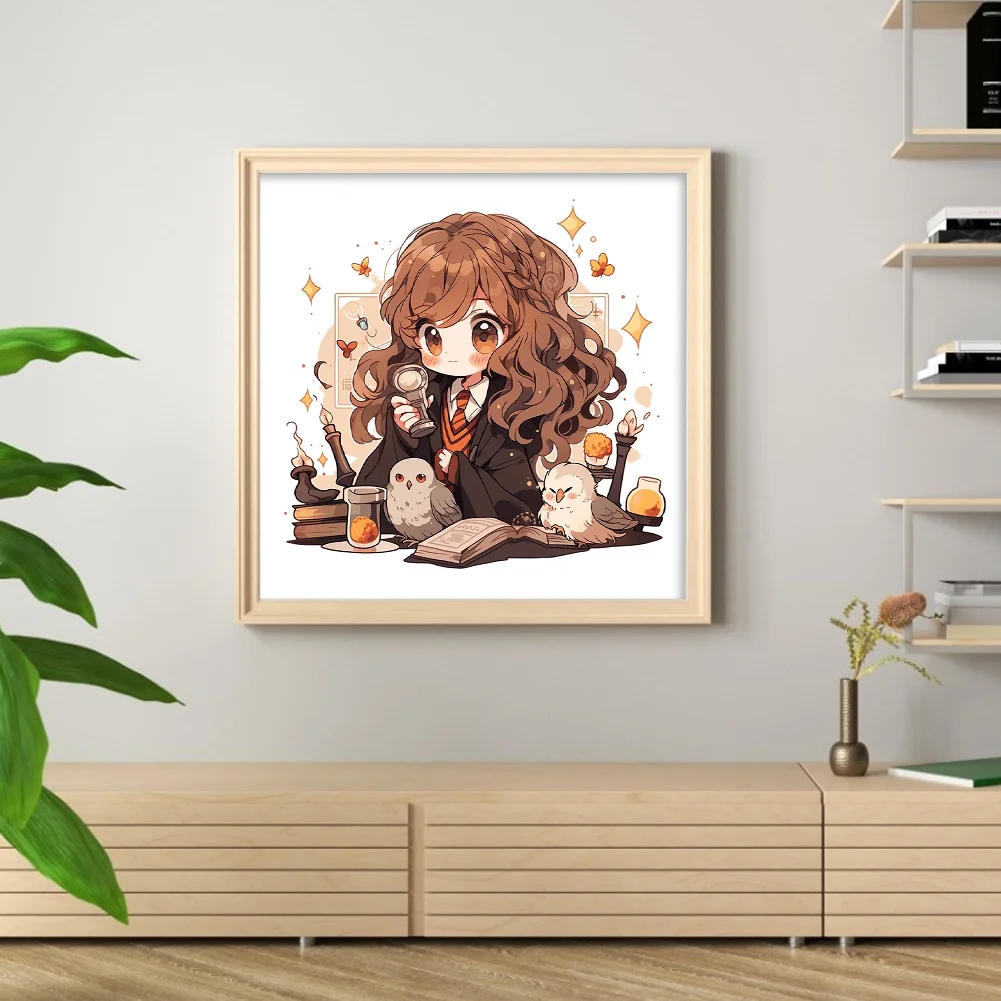 Diamond Painting - Full Round Drill - Hermione Granger(Canvas|40*40cm)
