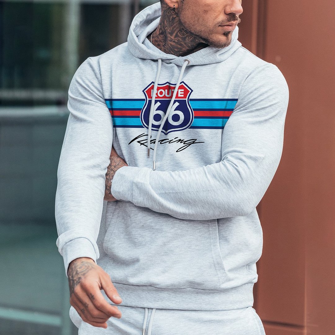 Men's Leisure Sports Racing Hoodie / [viawink] /