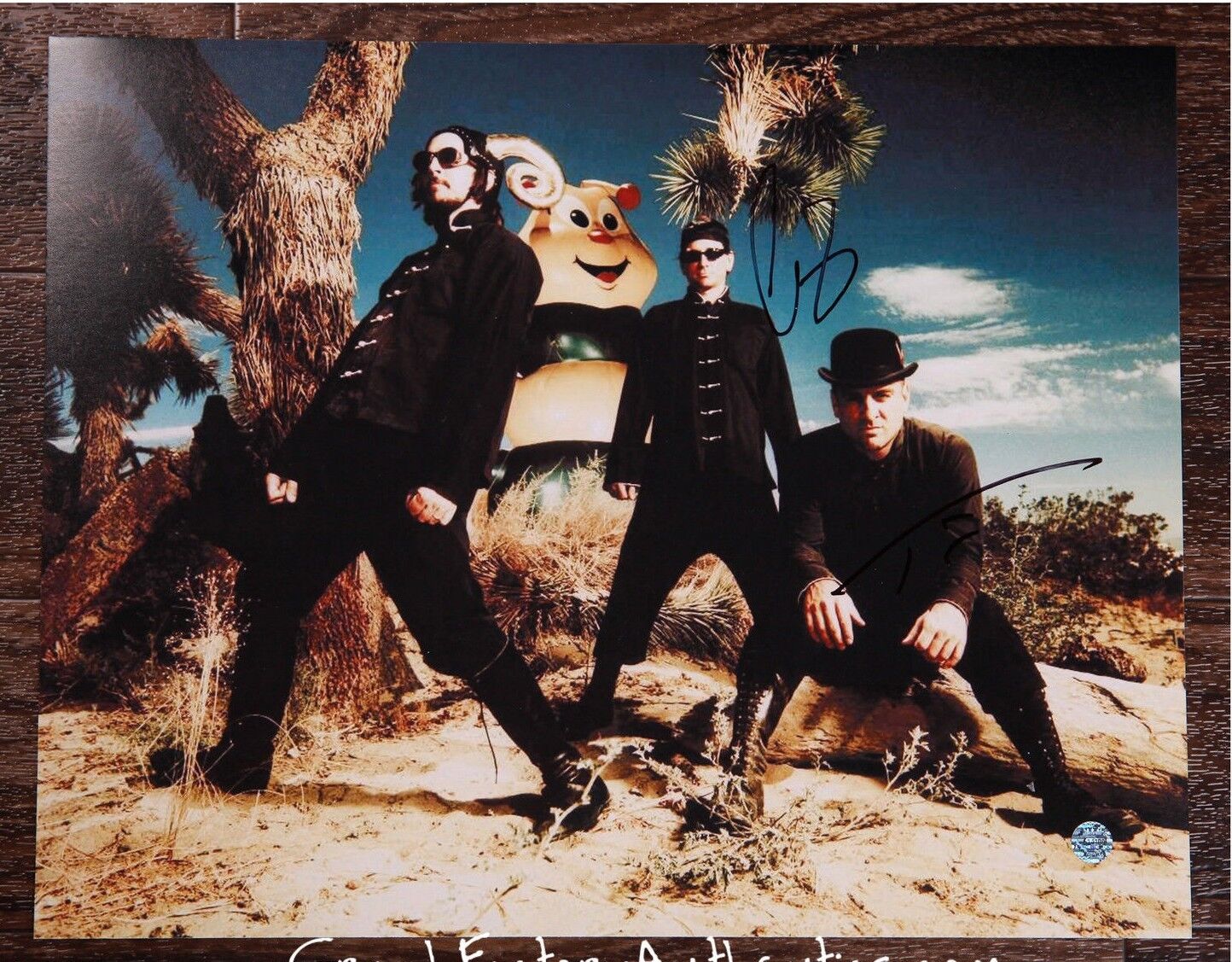 GFA American Rock Band * PRIMUS * Signed 11x14 Photo Poster painting AD1 COA