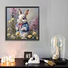 Hase - quadratischer Bohrer Diamond Painting - 35*35cm