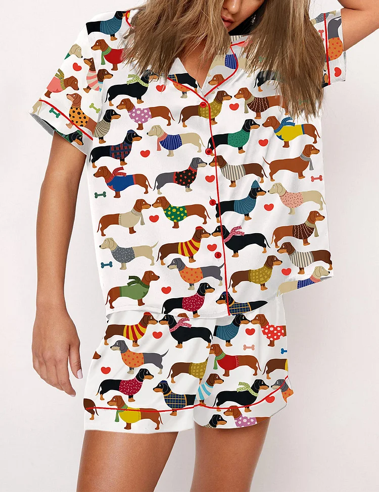 Women's Doxie Dachshund Pajama Set