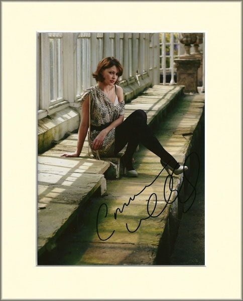 EMMA WILLIS THE VOICE HEART FM PP 8x10 MOUNTED SIGNED AUTOGRAPH Photo Poster painting