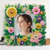 Diamond Painting Special Shape Floral Photo Frame -20*20