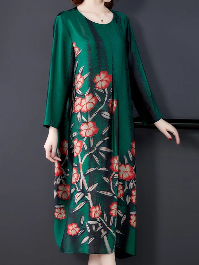 Fashion Print Long Dress