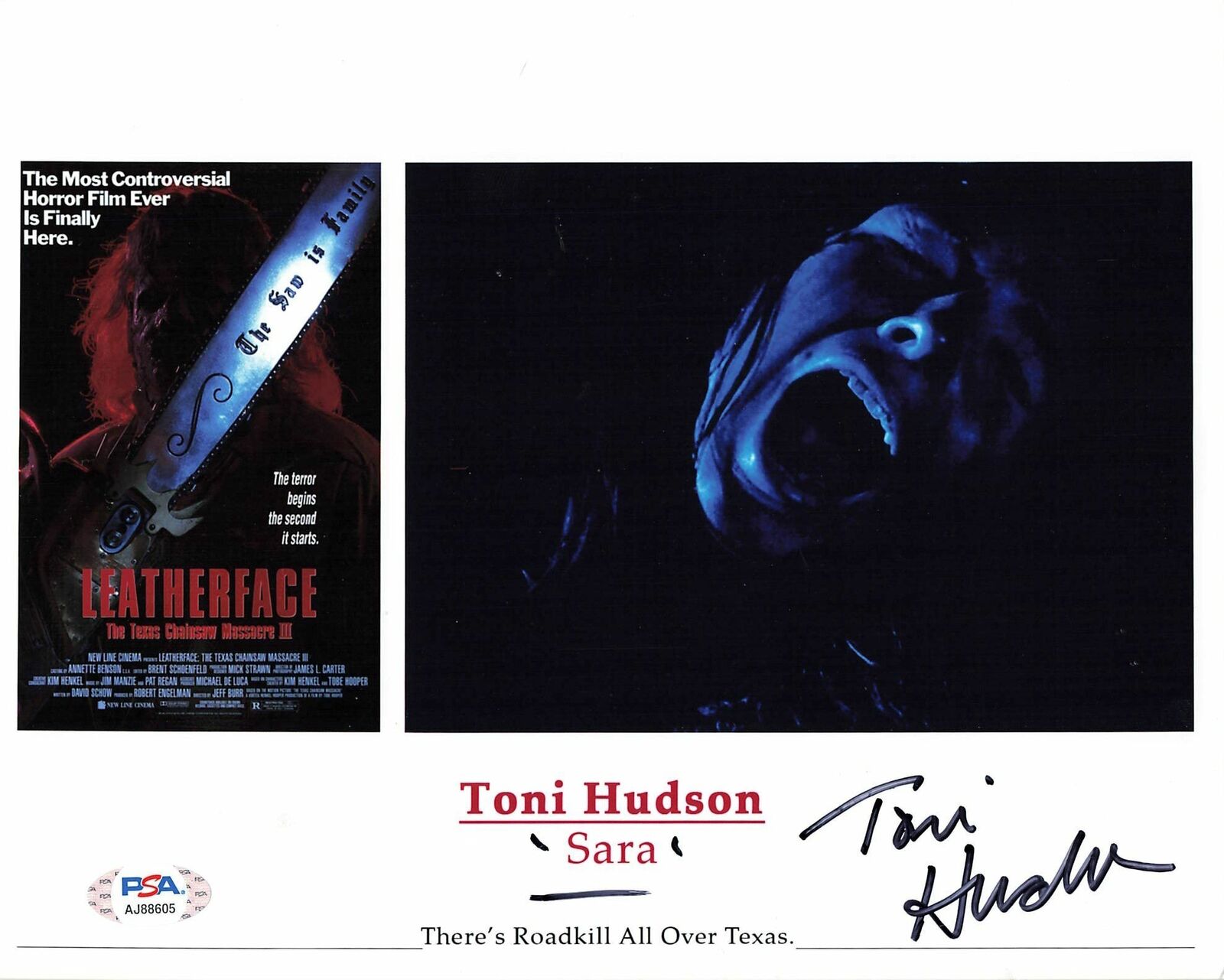 Toni Hudson signed 8x10 Photo Poster painting PSA/DNA Autographed Leatherface