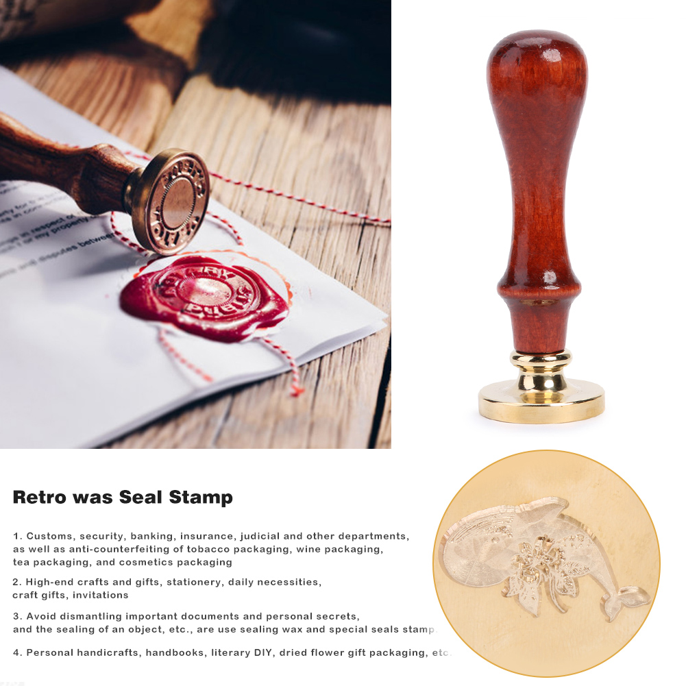

30MM Whale Vintage Wax Seal, You-06, 501 Original