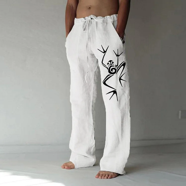 Reptiles Graphic Printed Casual Pants