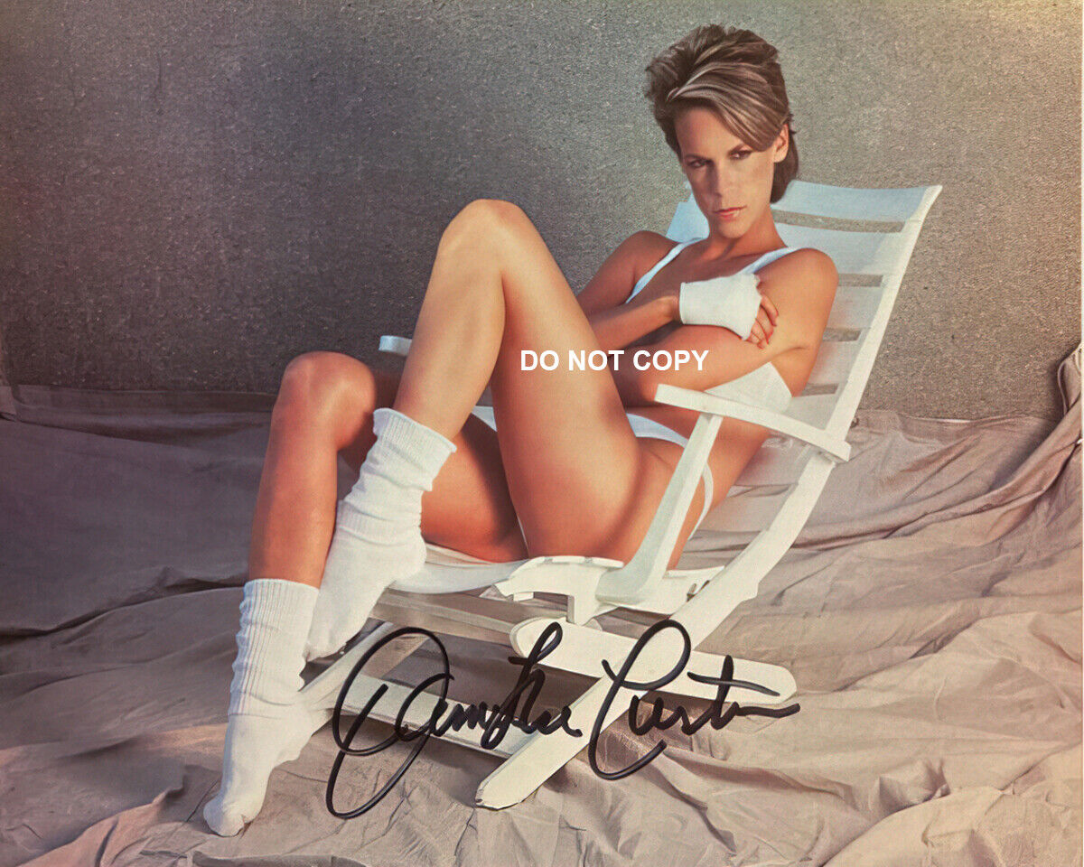 Jamie Lee Curtis - Autograph 8x10 Photo Poster painting (Perfect) Reprint