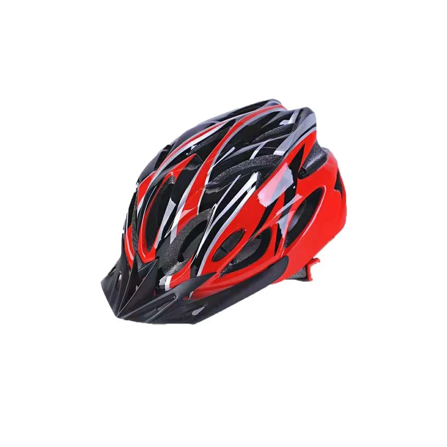 SAMEBIKE Adult Cycling Bike Helmet for Men Women Black&Red/White Adjustable Lightweight Helmet