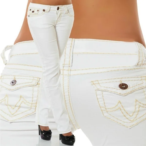 Women'S Fashion Classic Stretch Jeans Low Waist Sexy Long Pants Skinny Denim Jeans Trousers Plus Size S-5Xl