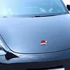 3pcs 3D Christmas Hat Car Decorative Stickers Waterproof for Automotive Exterior