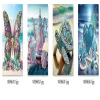 (US Only)4Pcs 30x30cm Beach 5D DIY Special Shape Crystal Partial Diamond Painting Kit