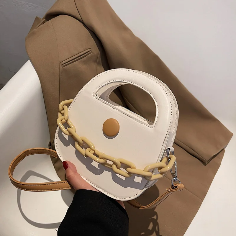 Fashion Chain Hand-Held Diagonal Bag