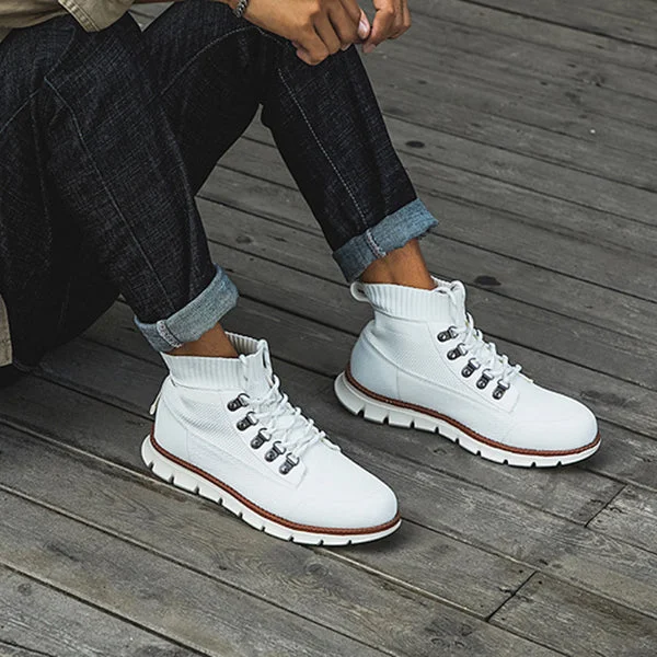 Men's Walking Punk Ankle Boots 