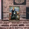 Moto - Panneaux en &eacute;tain m&eacute;tallique(20*30cm)