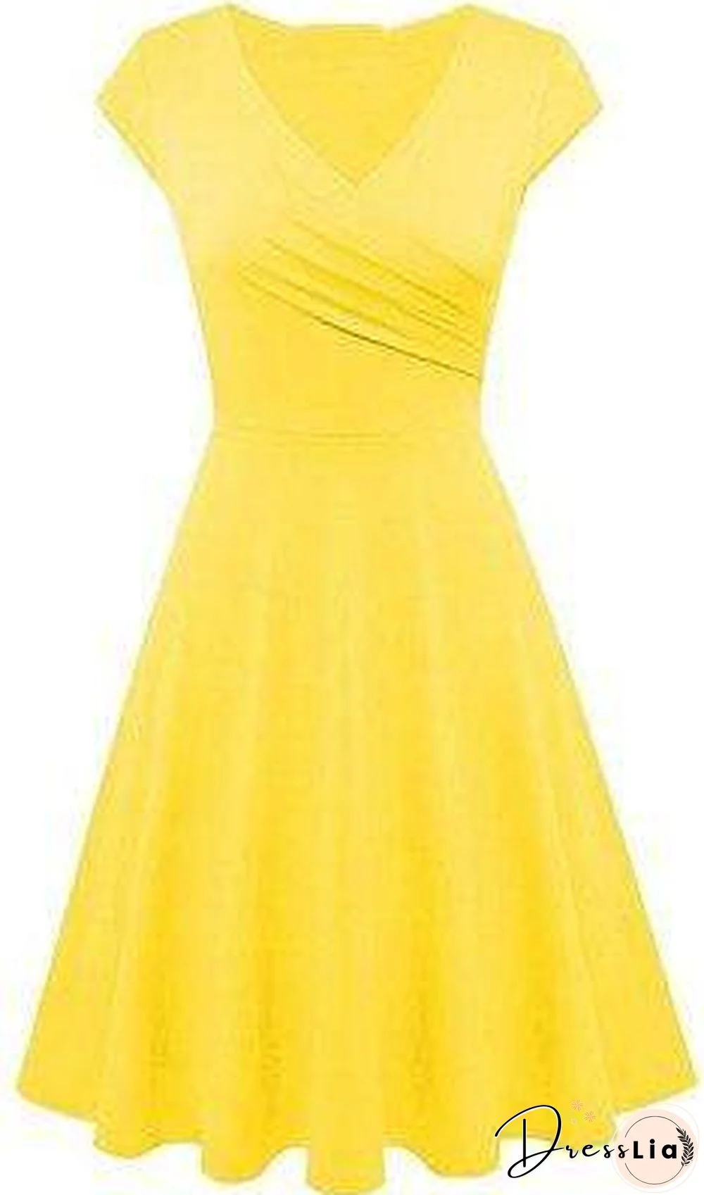 Summer Dress Women New Green 16 Colors Pleated Dresses Black Plus Size V Neck Fashion Slim Clothing Vestidos Feminina CX800