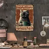 Touch My Coffee - Metal Tin Signs(8*12Inch/12*16Inch) - Animal