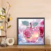 Kristall Apfel - Rundbohrer Diamantmalerei - 40*40cm