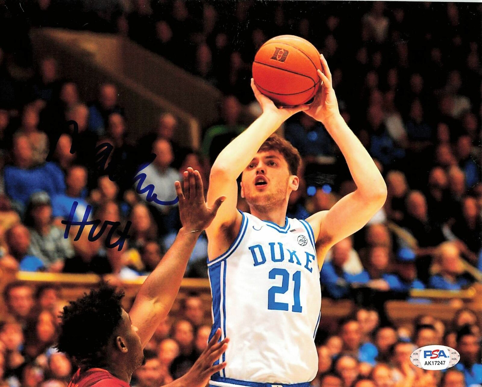 Matthew Hurt signed 8x10 Photo Poster painting PSA/DNA Duke Blue Devils Autographed