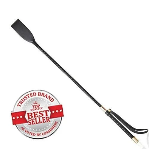 pornhint Pornhint 60CM PU Leather Spanking Paddle Long Whip Flirting BDSM Bondage Sex Toys