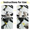 2Pcs Portable Bicycle Chain Stabilizer Road Bicycle Rear Derailleur Stabilizer