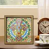 Diamond Painting Special Shaped Drill Mandala Cross With Frame(8.46x8.46inch)