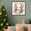>SALE<5D DIY Full Round Drill Diamond Painting Christmas Sheep Home Decor 30x30cm