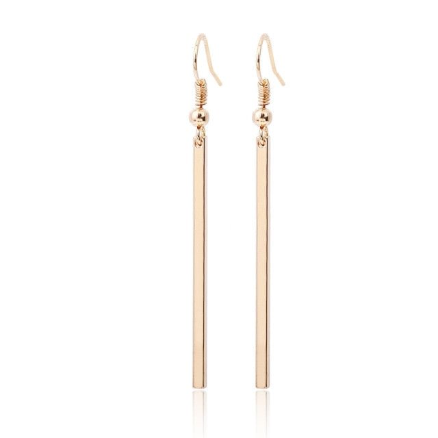 YOY-Rose Gold Classic Simple Dangle Earrings