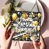 6Pcs f&ecirc;te d&rsquo;anniversaire-bricolage carte de voeux