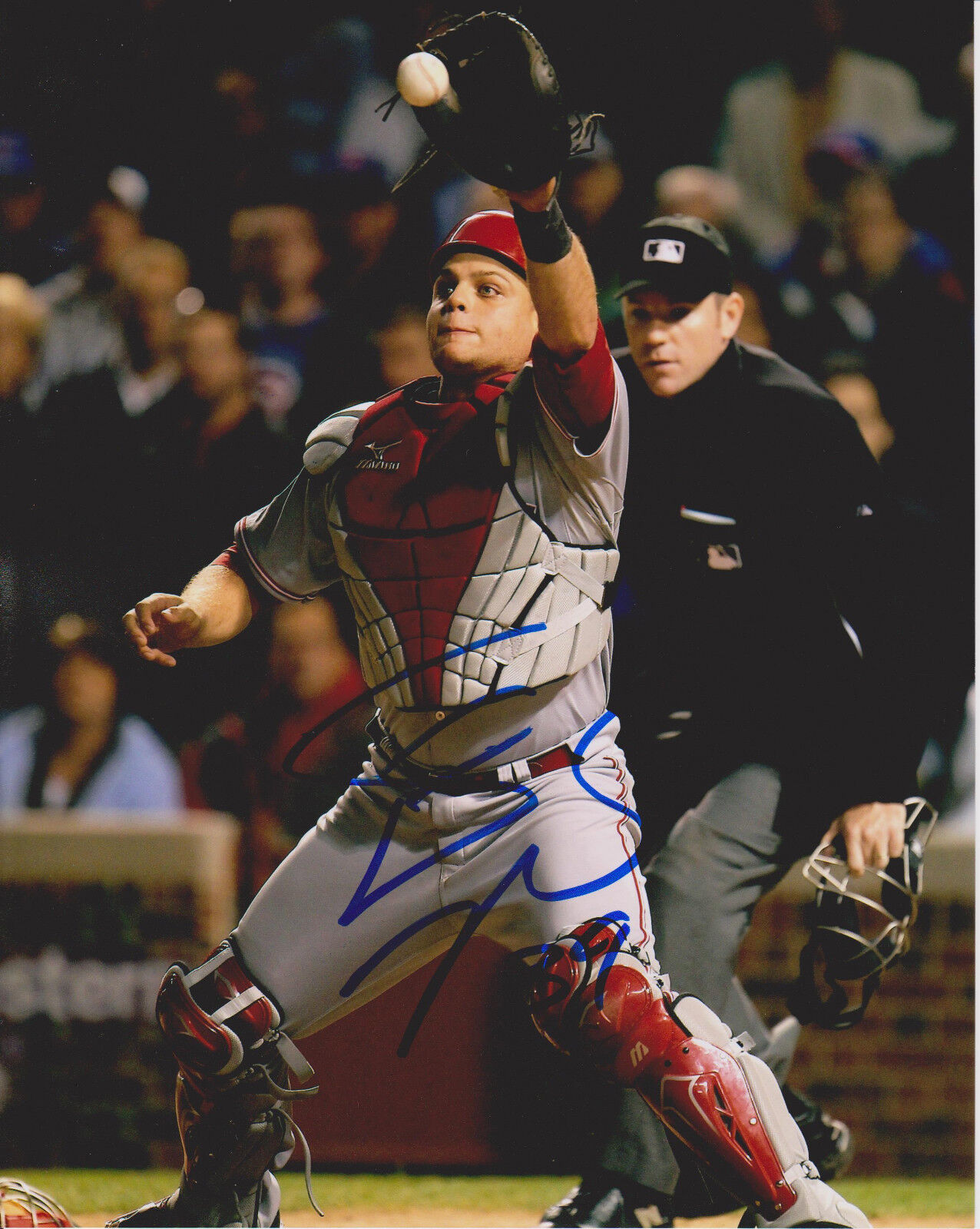 Devin Mesoraco signed Cincinnati Reds 8x10 Photo Poster painting