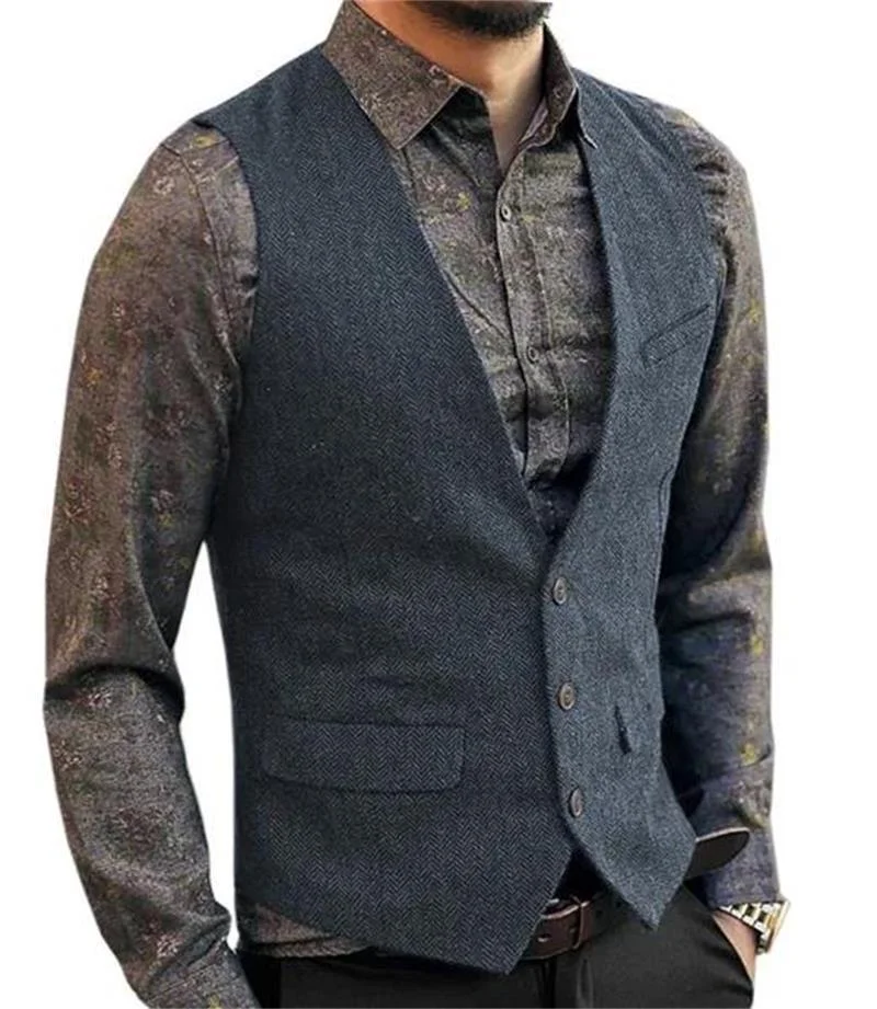 Men's V-neck Original Multi Pocket Casual Vest