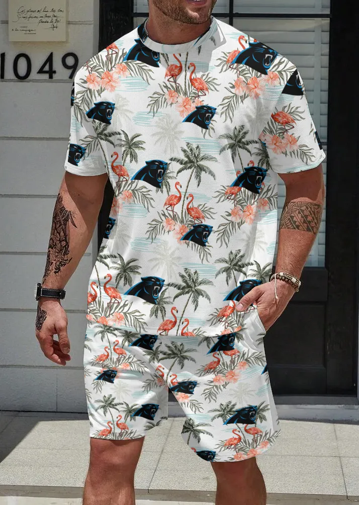 Carolina Panthers Limited Edition Top And Shorts Two-Piece Suits