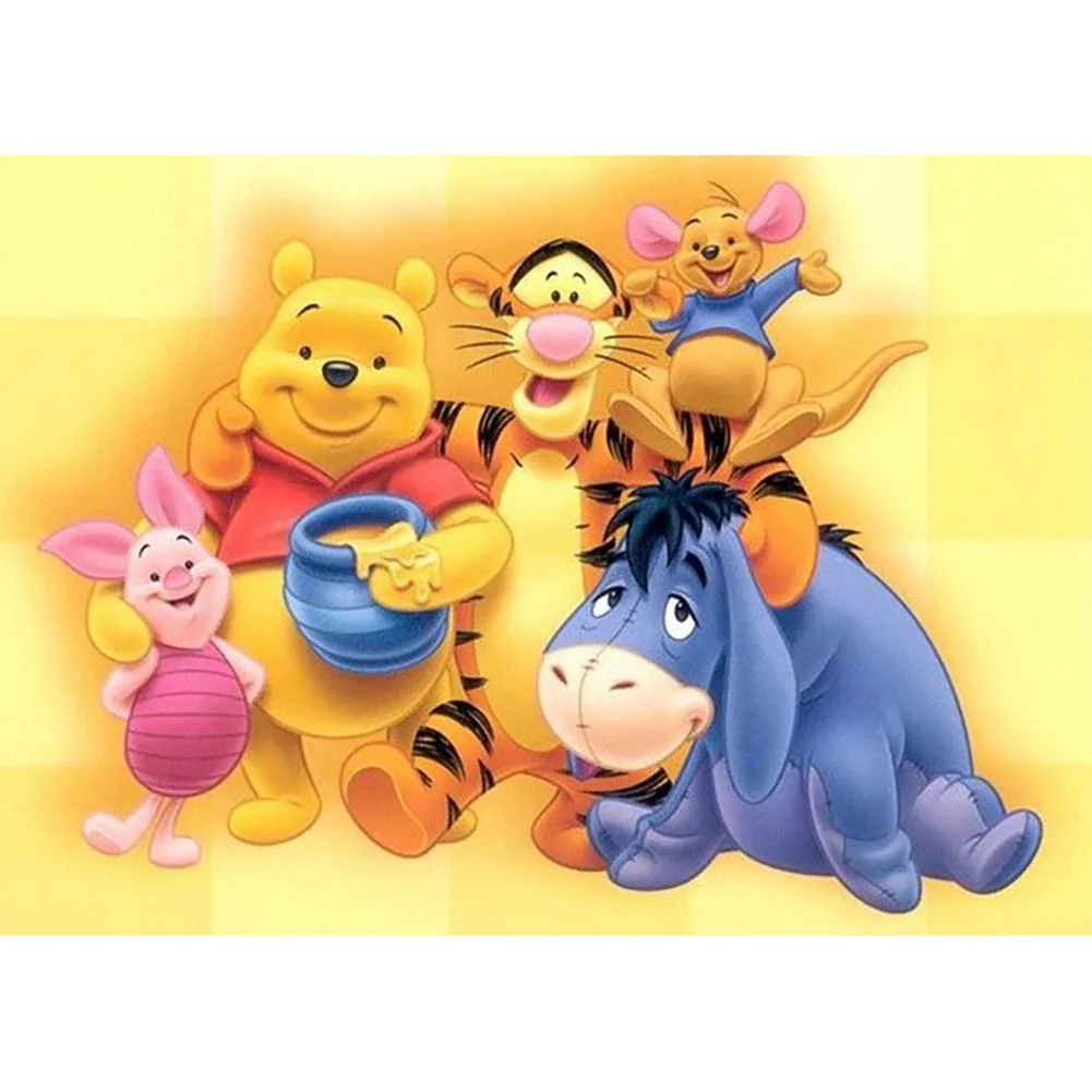 Winnie the Pooh DIY Full Drill Round Drill Diamond Painting
