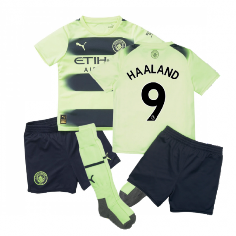 Maillot Man City Erling Haaland Third Junior Mini Kit 2022/2023