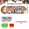 8pcs DIY Diamond Painting Coaster Kit - Christmas Gnome