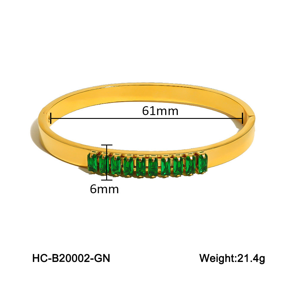 Classic Kajia Couple Titanium Steel Bracelet Fashionable And Versatile Starry Sky Diamond Stainless Steel Ladies Bracelet