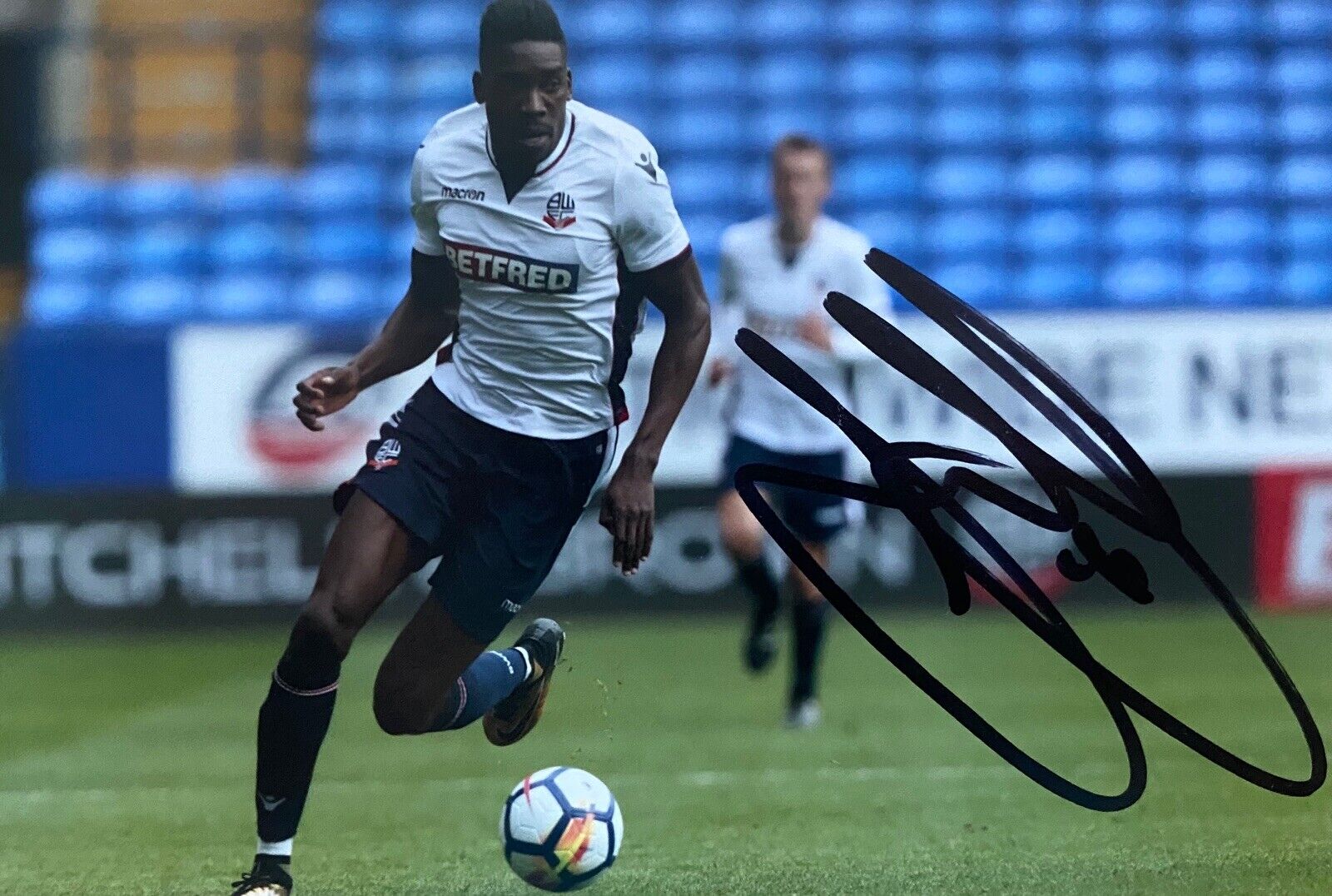 Sammy Ameobi Genuine Hand Signed 6X4 Photo Poster painting - Bolton Wanderers